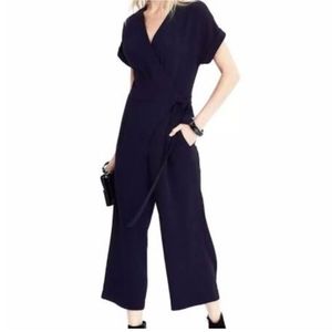 Banana Republic Short Sleeve Tie-Waist Jumpsuit